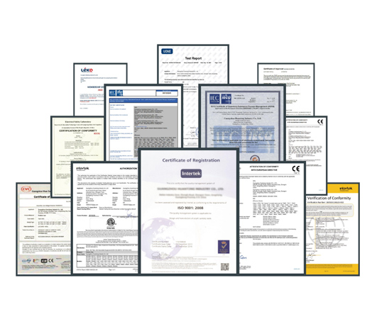 certifications